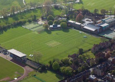 South Wales Hunts Cricket Club aerial shot